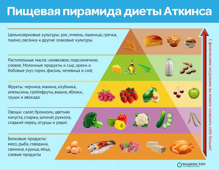 Новая революционная диета аткинса: полная таблица с меню на каждый день, цена питания