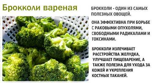 Калорийность брокколи замороженная. химический состав и пищевая ценность.