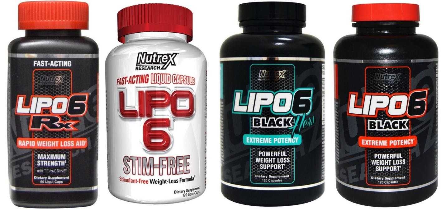 Липо 6- серия жиросжигателей nutrex lipo 6 для мужчин и женщин
