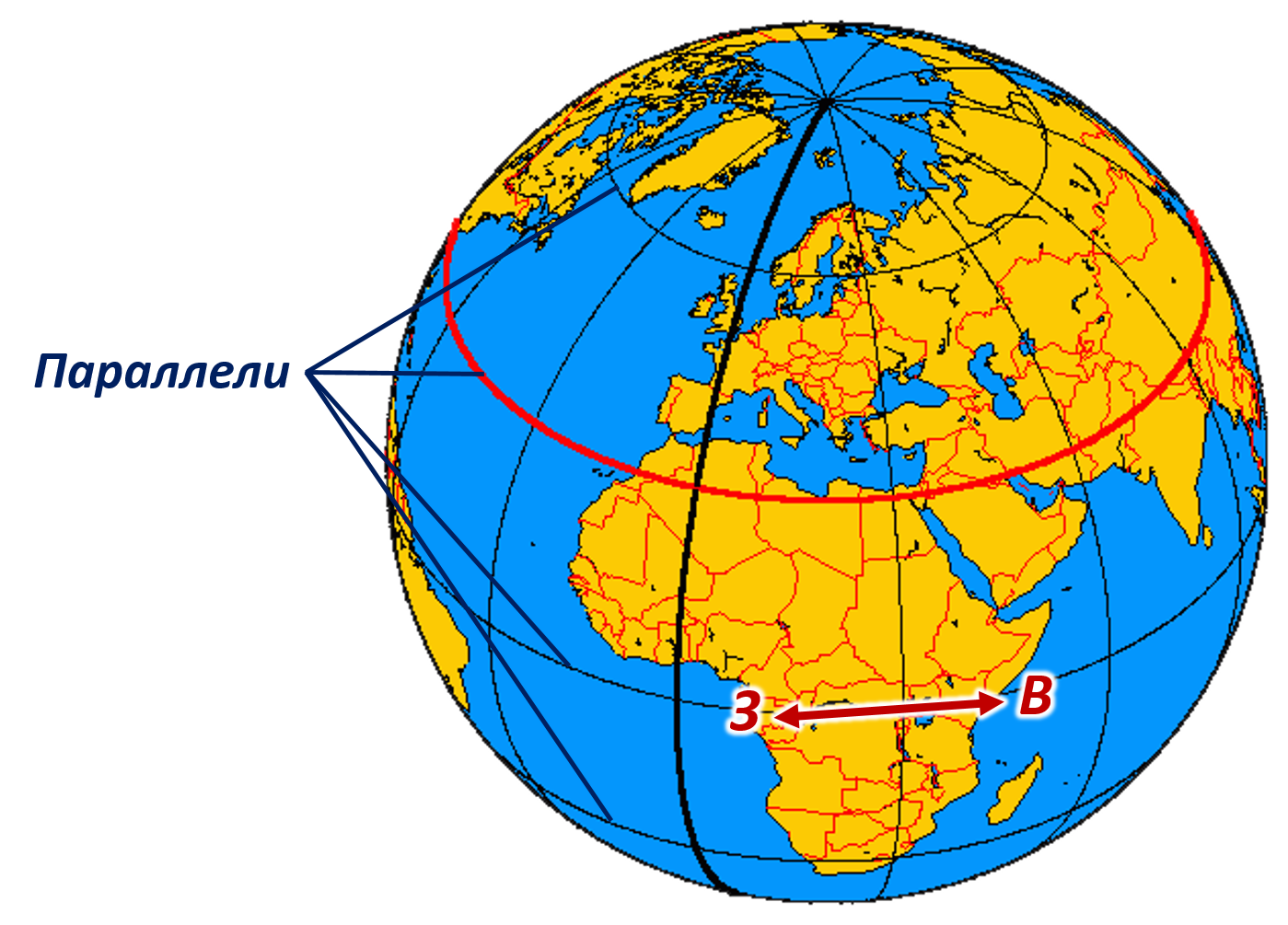 На карте полушарий найдите нулевой меридиан. Экватор и нулевой Меридиан. Начальный нулевой Гринвичский Меридиан. Глобус меридианы параллели Экватор. Экватор Меридиан параллель.